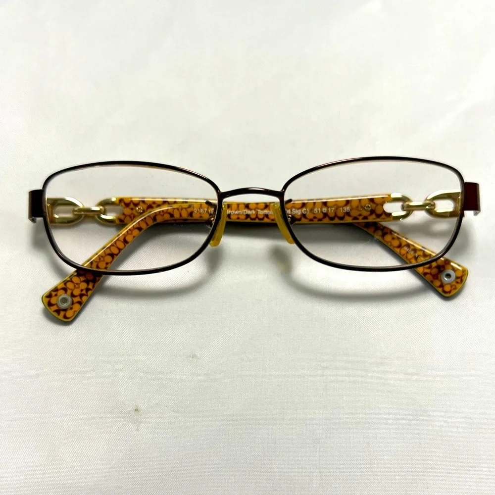 Coach Faina Brown Eyeglasses - Frames Only